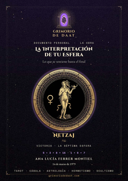 Portada del c&oacute;dice: el medall&oacute;n de la esfera, con el nombre y la fecha de quien lo pidi&oacute;.